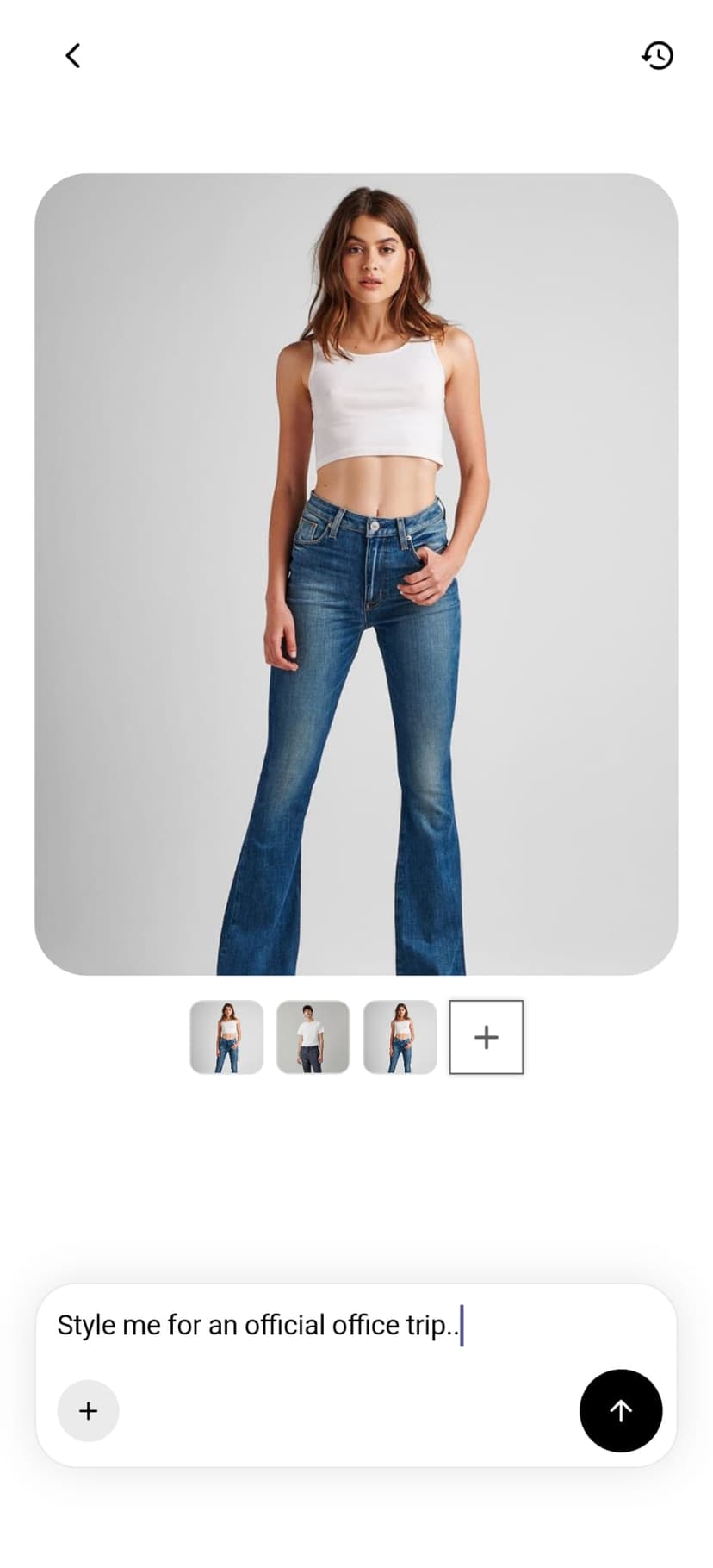Slidez AI stylist app interface